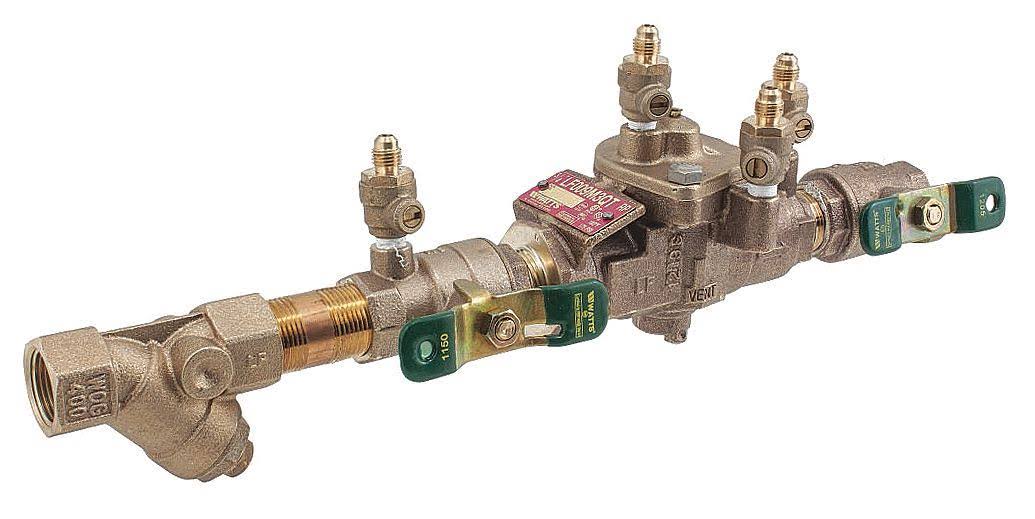 Watts 3/4 LF009M3-QT-S Reduced Pressure Zone Backflow Preventer