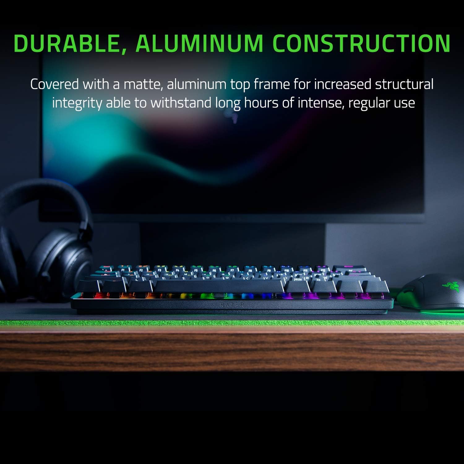 Razer Huntsman Mini Clicky Optical Switch Gaming Keyboard with RGB Chroma Backlighting (Renewed)