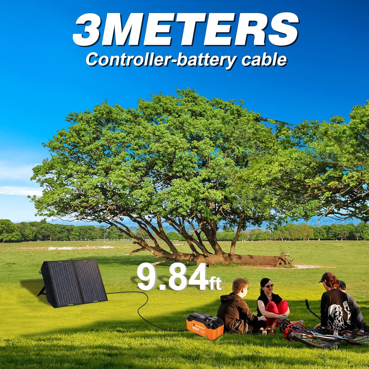 ECO-WORTHY Portable 12V Lithium Battery, 20Ah LiFePO4 Deep Cycle Rechargeable Battery, Built-in BMS, 4000+ Cycles,Perfect for Outdoor Camping Fishing RV Marine Trolling Motor Fishfinder Hamradio