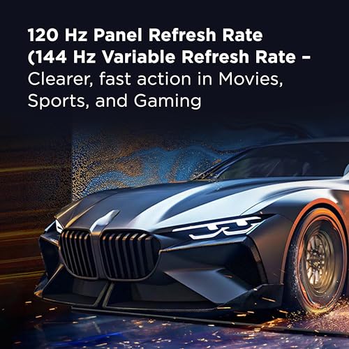TCL QM7 QLED 4K Smart QD-Mini LED TV with Google TV Dolby Vision IQ, Dolby Atmos, HDR, Game Accelerator up to 240Hz, Voice Remote, Compatible with Alexa, Streaming Television
