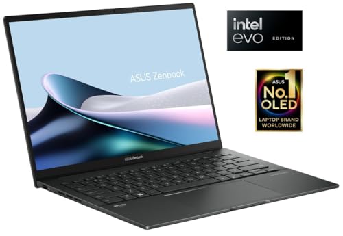 ASUS Zenbook OLED Copolit AI PC Laptop | 14" FHD+ Lumina OLED Touch 550nits 100% DCI-P3 Glossy | Intel 16-core Ultra 7 155H | 16GB DDR5 2TB SSD | Backlit Thunderbolt Harman/kardon Win11Pro +HDMI Cable
