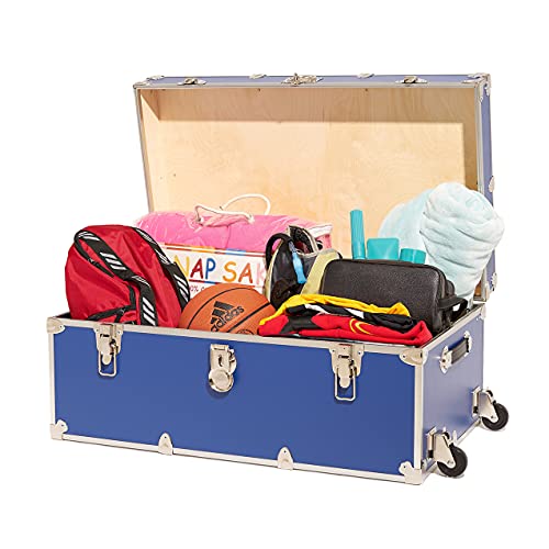 Rhino Trunk & Case Camp & College Trunk with Removable Wheels 30"x17"x13" (White)