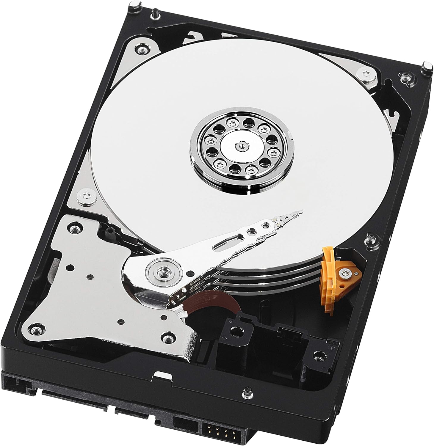Western Digital 12TB WD Red Pro NAS Internal Hard Drive HDD - 7200 RPM, SATA 6 Gb/s, CMR, 256 MB Cache, 3.5 - WD121KFBX