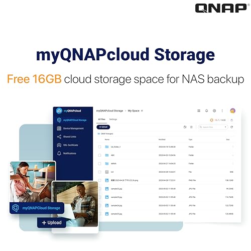 QNAP 4 Bay NAS with 12TB Storage Capacity, Preconfigured RAID 5 Seagate IronWolf Drives Bundle, 2.5GbE Ports (TS-433-4G-44ST-US)