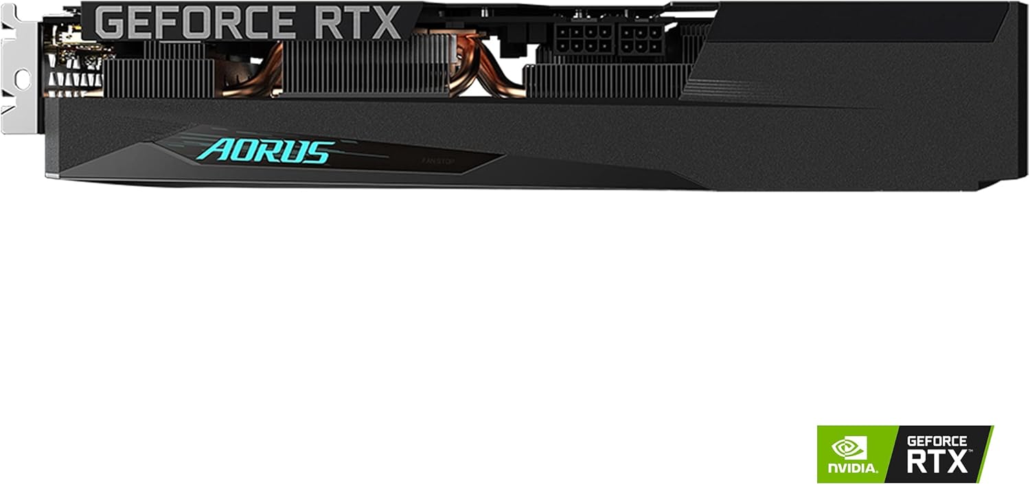 GIGABYTE AORUS GeForce RTX 3060 Ti Elite 8G (REV2.0) Graphics Card, 3X WINDFORCE Fans, LHR, 8GB 256-bit GDDR6, GV-N306TAORUS E-8GD REV2.0 Video Card
