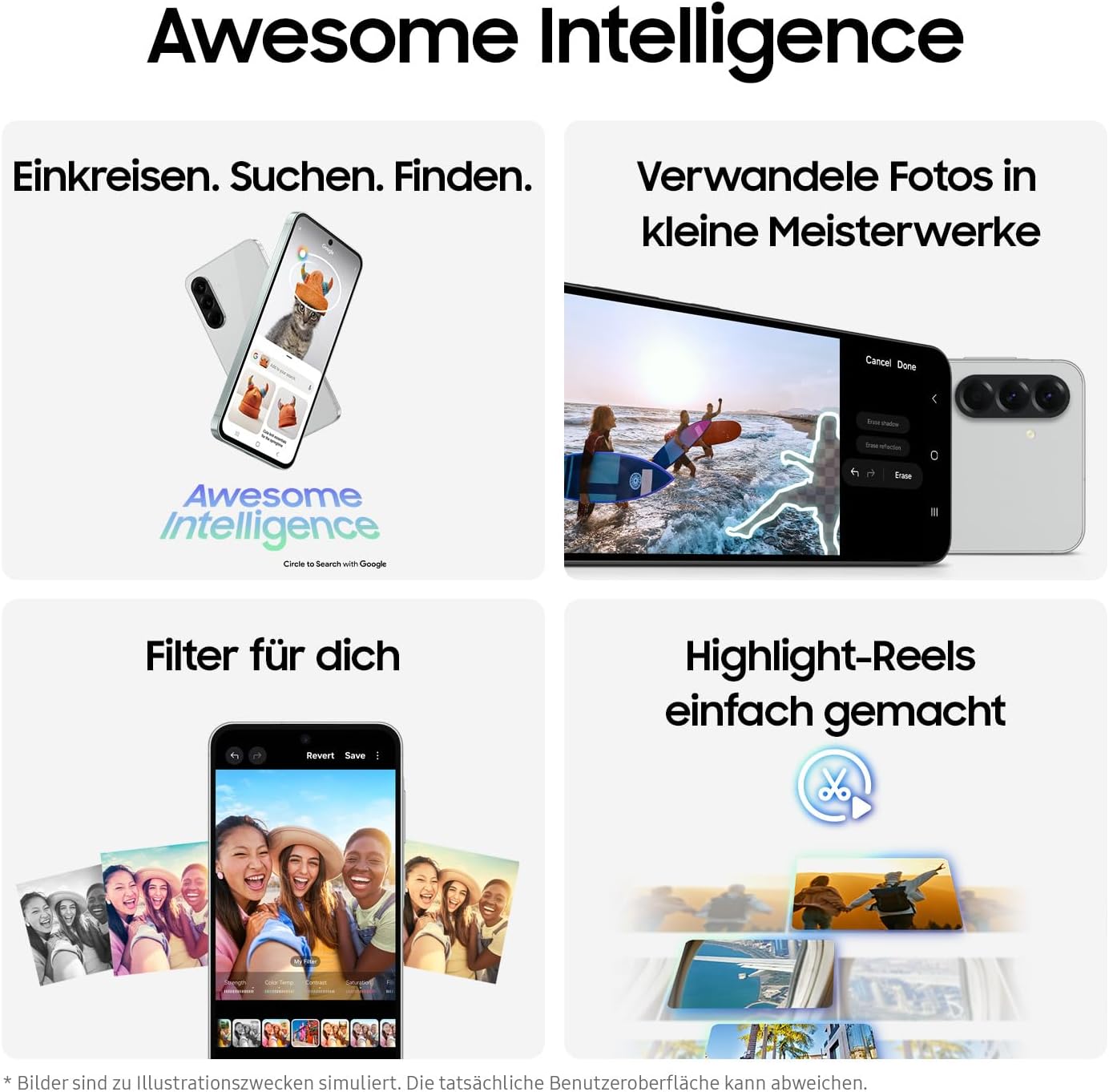 Samsung Galaxy A56 5G AI Smartphone ohne Vertrag