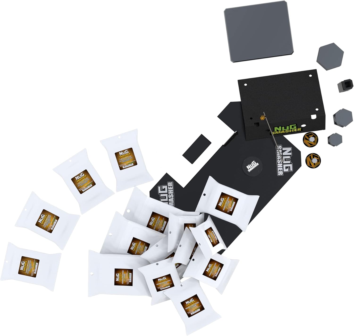 NS OG Basic Bundle Includes: OG, (7) Packs of Premium Press Bags, Silicone Mat, Magnet, and a Everything Tool."Rosin Made Simple"