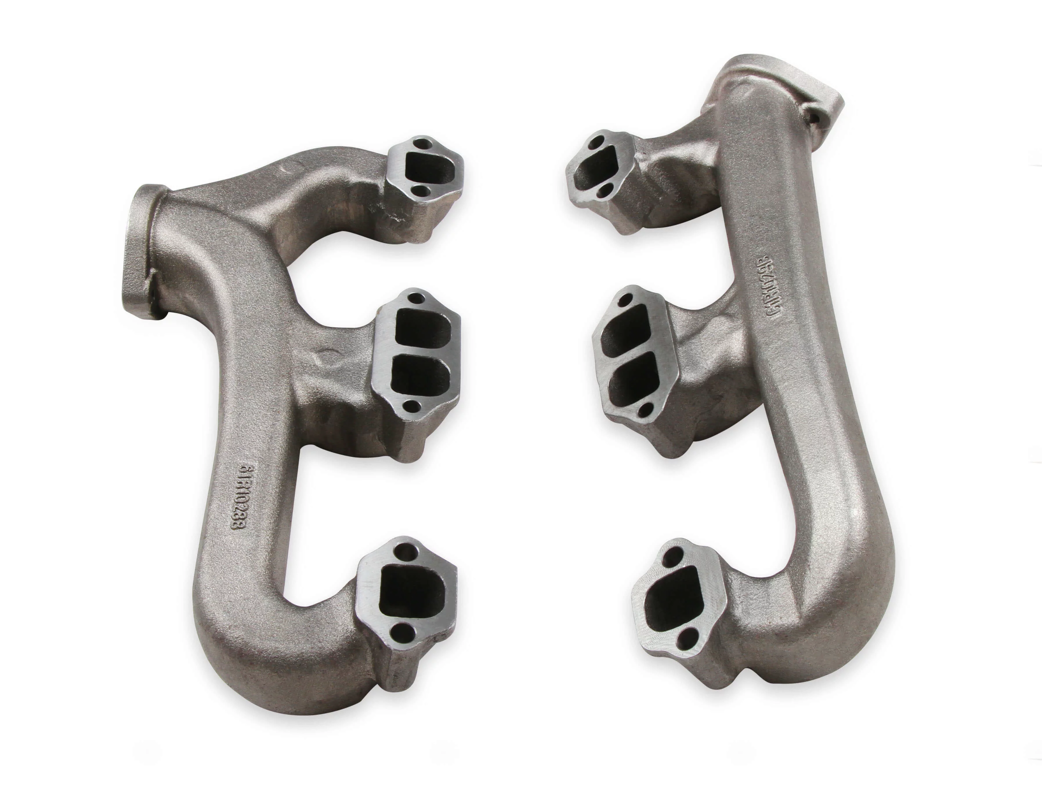 Hooker 8527HKR Cast Iron Exhaust Manifolds D-Port Natural Fits select: 1967-1974 CHEVROLET CAMARO, 1968-1969 CHEVROLET CHEVELLE