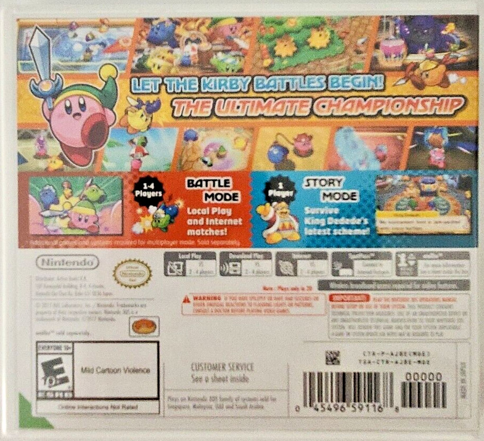 Brand New Game Bundle Kirby: Battle Royale & Super Smash Bros. 3DS