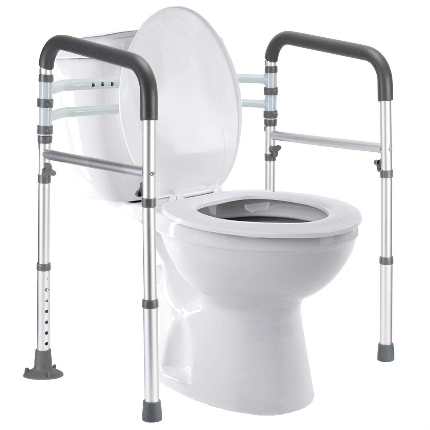 lianjindun FSA/HSA Eligible Toilet Safety Rails Adjustable Toilet Safety Frame for Elderly