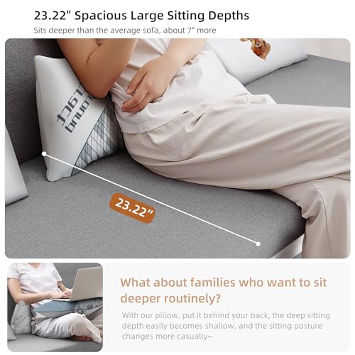Sofa Bed -Pull Out Sofa Bed futon -Sleeper couches for Living Room-Suitable for Small Space, RV Sofa Bed, Lounge (34.6" D x 62.2" W x 34.2" H)