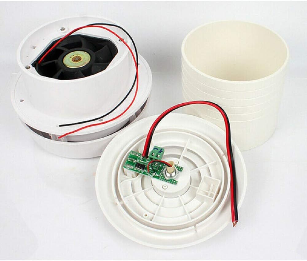 Exhaust Cooling Fan -- MASO Car 12V RV Motorhome Roof Vent Ventilation Cooling Exhaust Fan Noiseless Energy-saving for Homes Trailer Travel Caravan ——Exhaust Fan Shell(without indoor air vent)