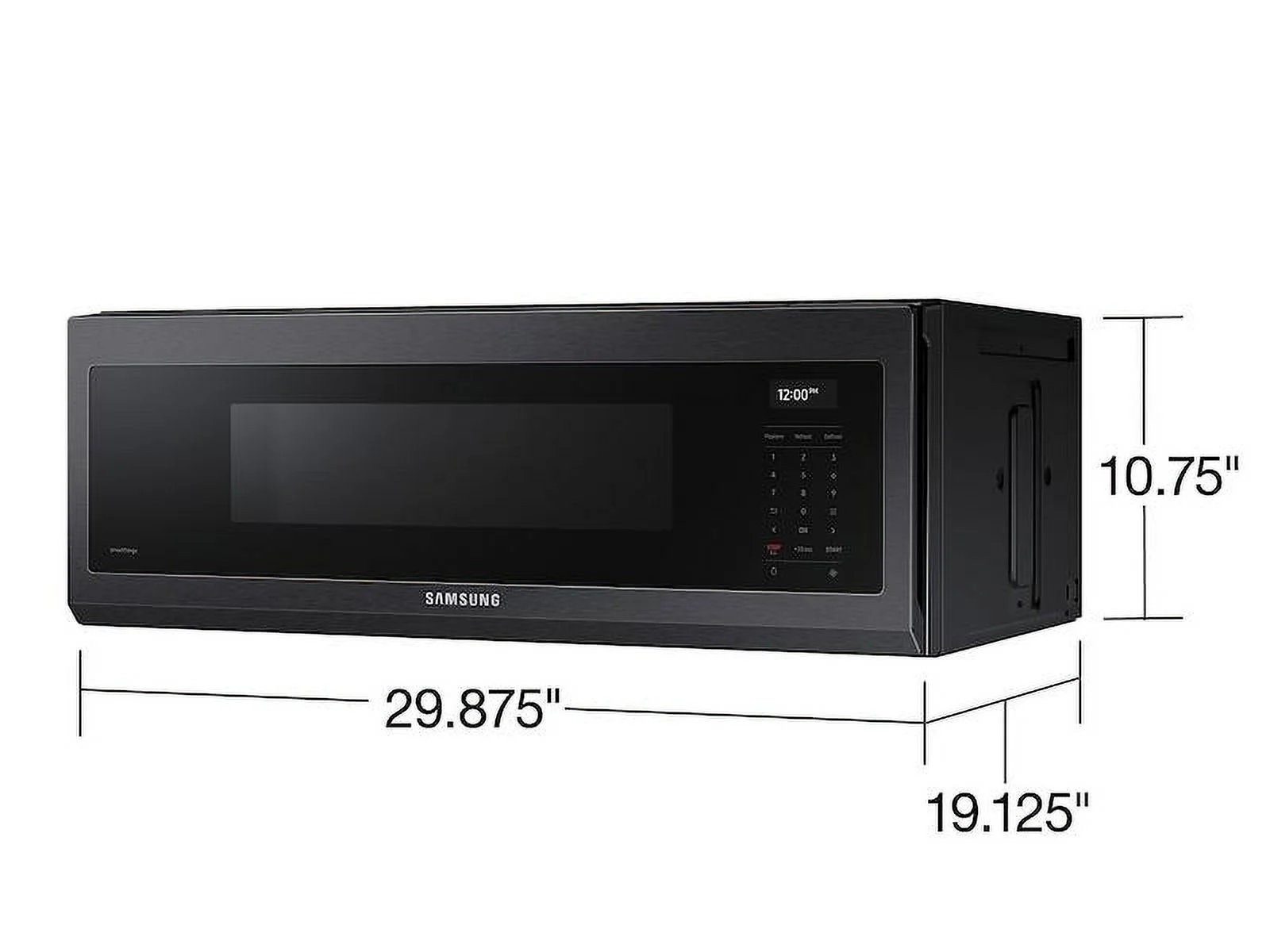 Samsung Me11a7710 30" Wide 1.1 Cu. Ft. 1100 Watt 550 Cfm Over The Range Microwave -