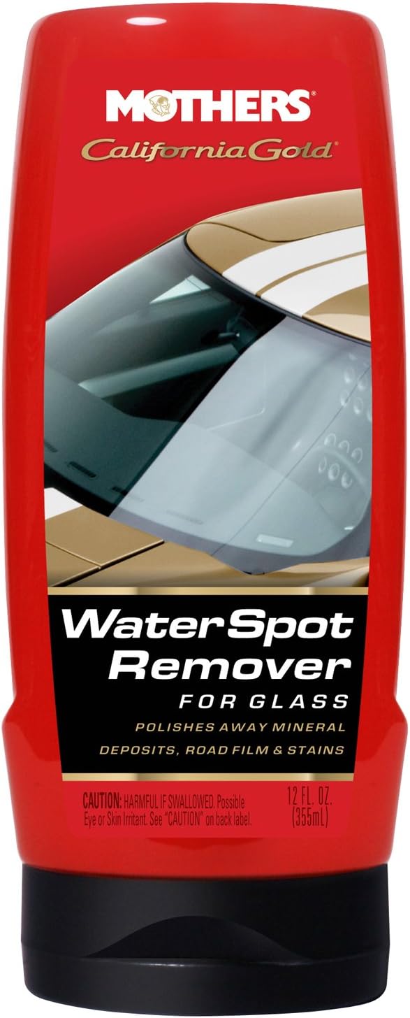 Mothers 06712-6 California Gold Water Spot Remover for Glass - 12 oz, (Pack of 6) Pack of 2