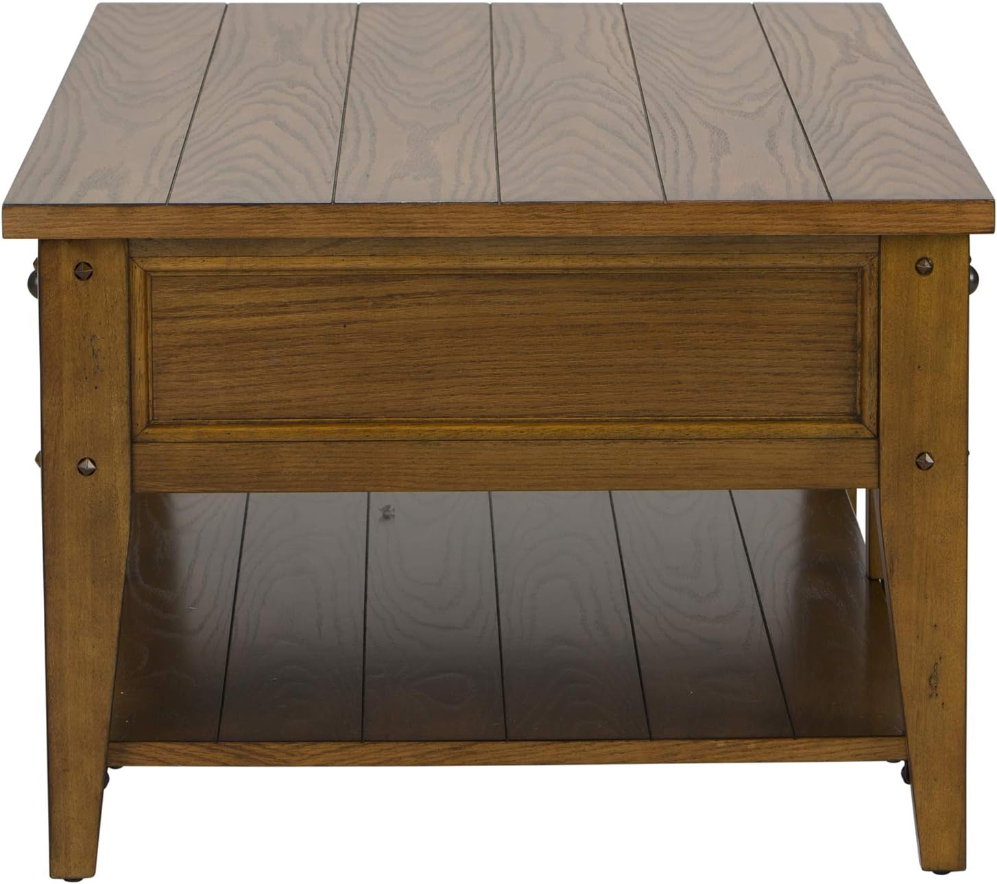 Lake House 3 Piece Set (1-Cocktail 2-End Tables), W0 x D0 x H0, Medium Brown