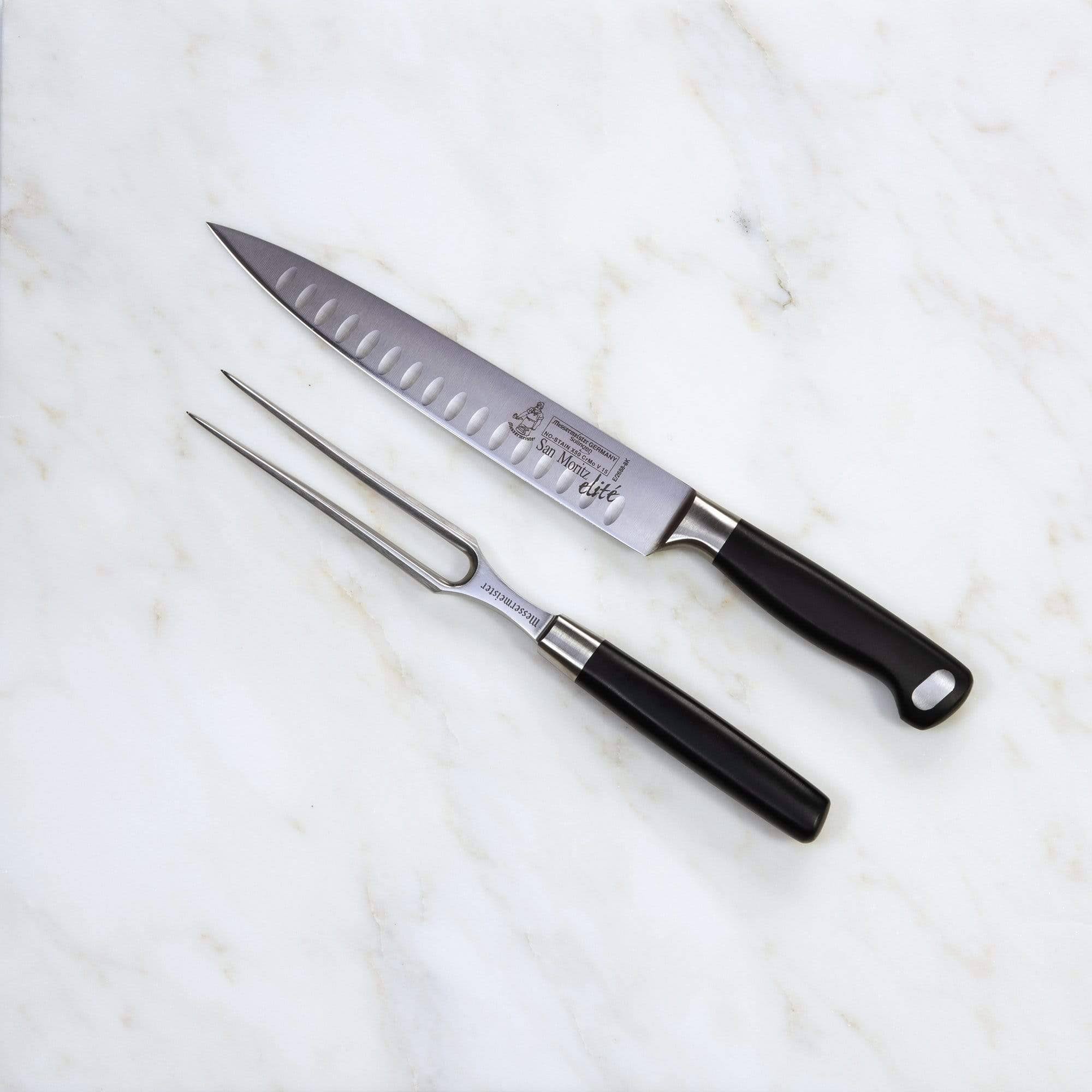 Messermeister San Moritz Elite 2-Piece Kullenschliff Carving Set