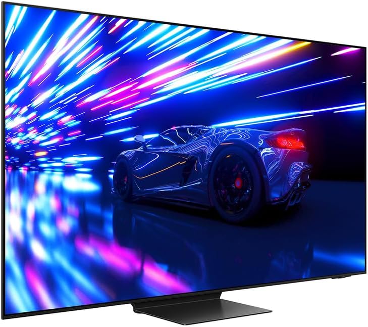 SAMSUNG QN55S95DAFXZA 55 inch HDR OLED Smart TV 2024 (Renewed) Bundle with 2 YR CPS Enhanced Protection Pack