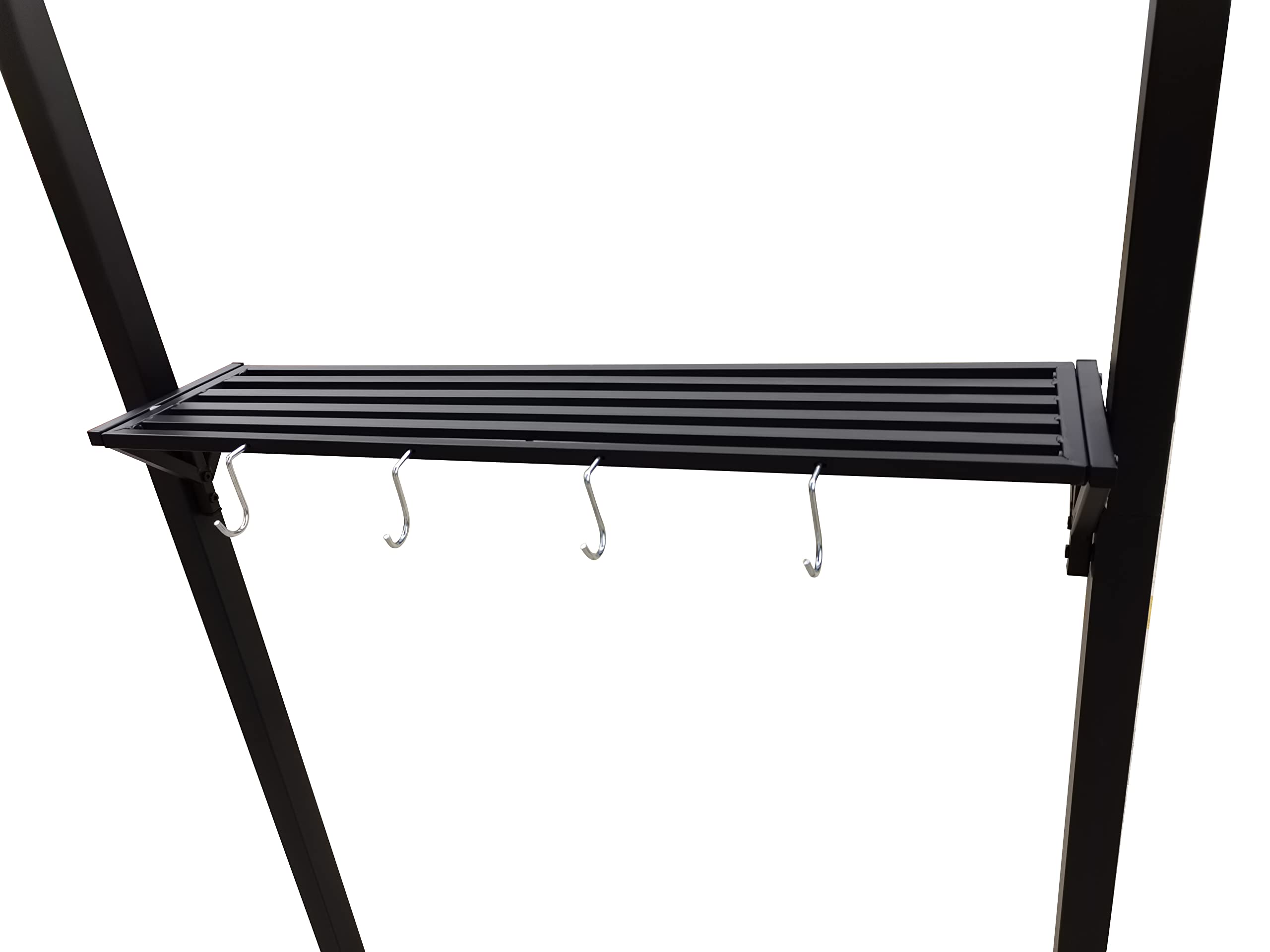 8'x4' Grill Gazebo Canopy, Grill Tent for Outdoor Grill, Double Tiered BBQ Gazebo with Two Extra Shadow, Two Shelves, Eight Hooks, Small Grill Shelter For Backyard, Patio (Light Brown)