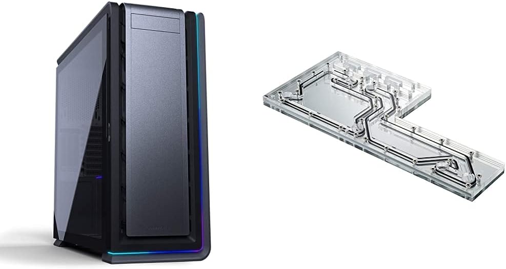 Phanteks Enthoo 719 (PH-ES719LTG_DBK01) High Performance Full Tower Case – Tempered Glass, Aluminum panels, dual system/psu support, massive storage, Fan Hub, Digital-RGB lighting, Black