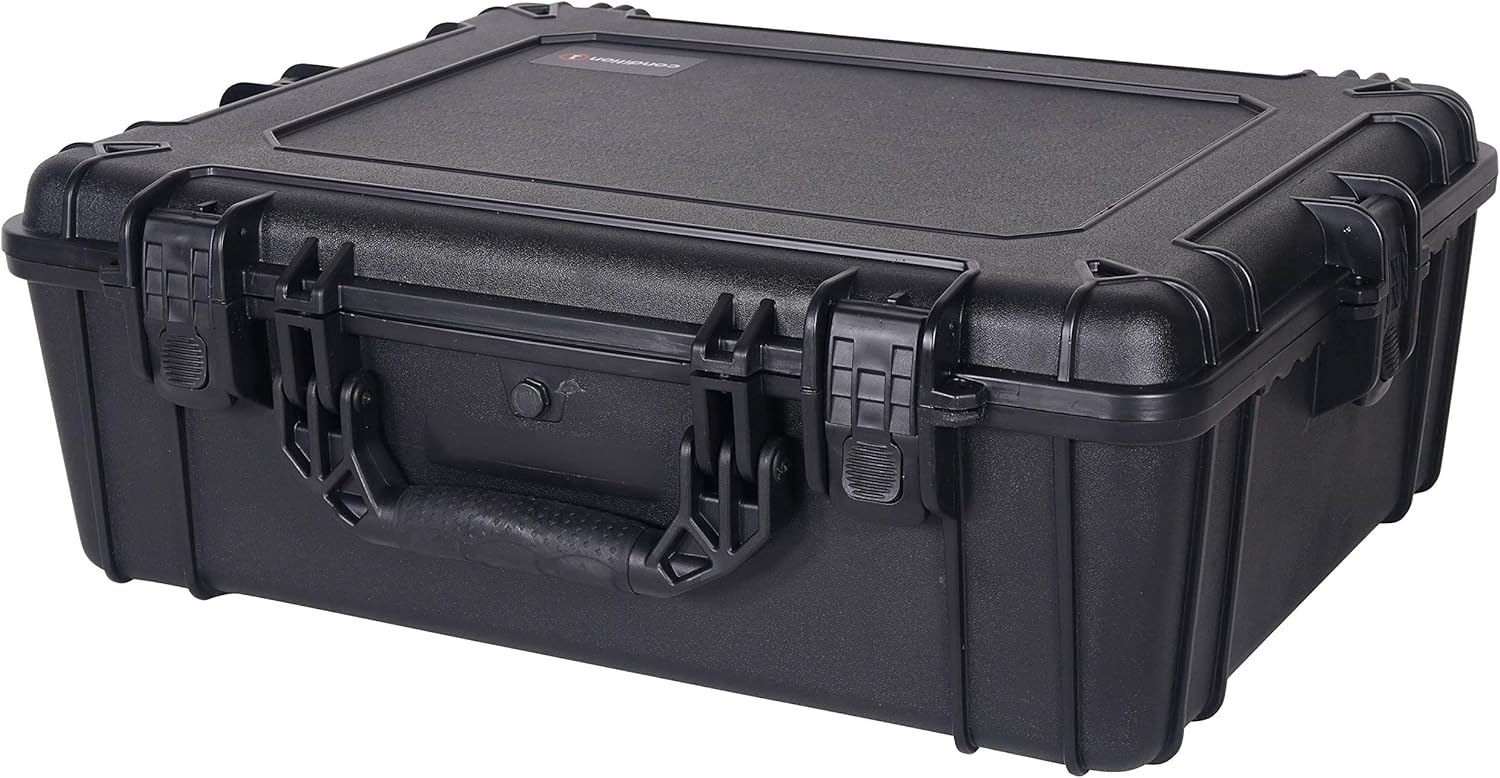 Condition 1 25 XL Waterproof Protective Hard Case with Foam, Black - 25 x 20 x 8 #839 IP67 Watertight Dust Proof and Shock Proof TSA Approved Portable Trunk Carrier