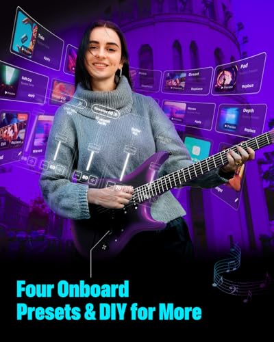 Enya Electric Guitar Inspire 39" Smart Electric Carbon Fiber Guitarra with 15W Wireless Speaker, 20 Distinct Tones, Onboard Presets, Charging Cable, Adjusting Wrench, and Gig Bag