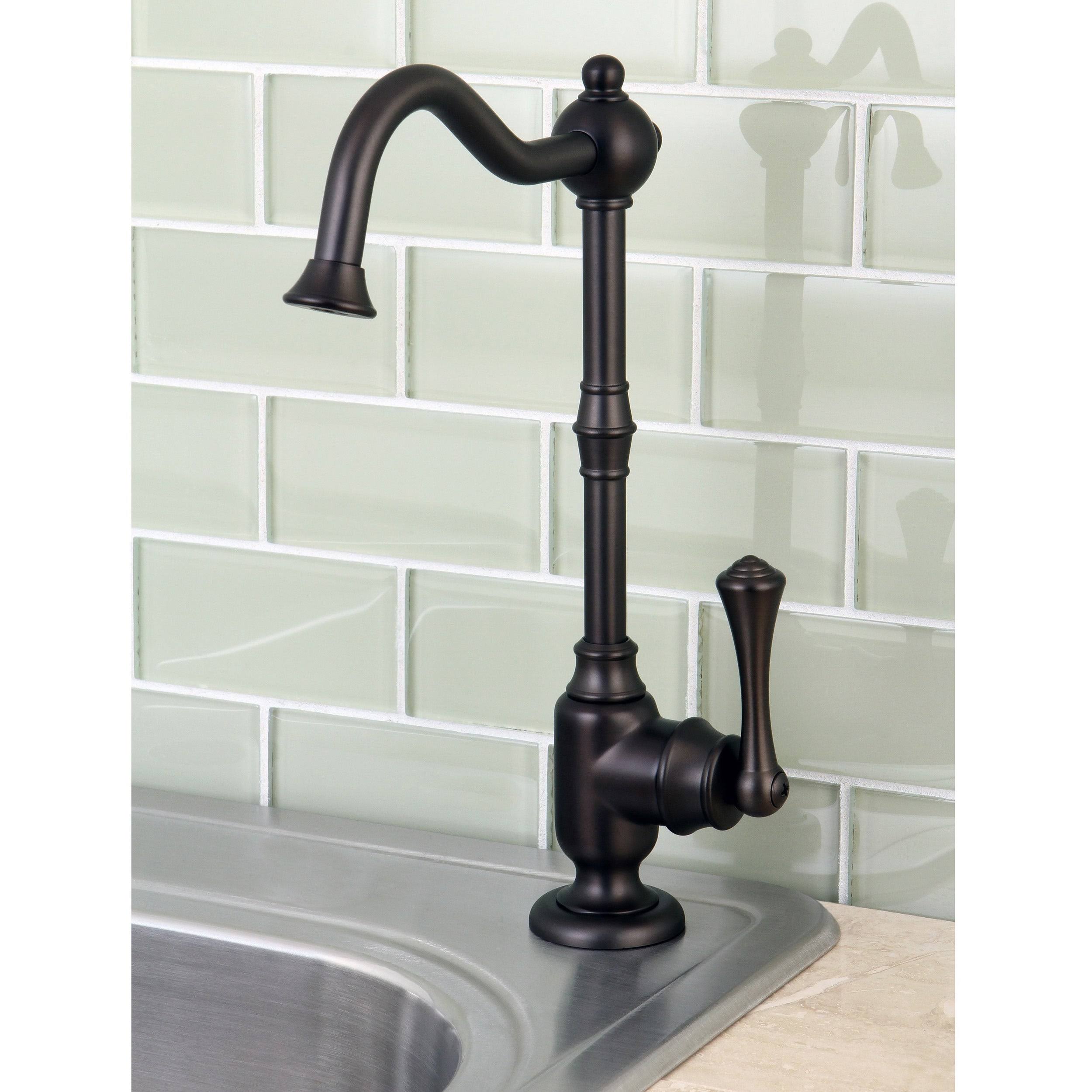 Kingston Brass Single-Handle Oil Rubbed Bronze Replacement Drinking Water Filteration Faucet 16241352
