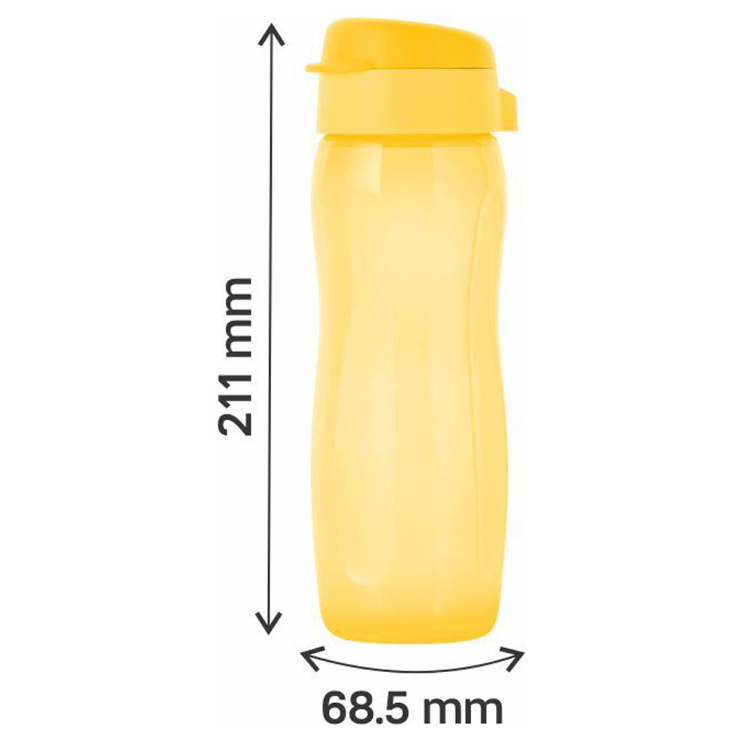 Tupperware AquaSlim Water Bottles 500 ml Pack of 4 (Multicolor)