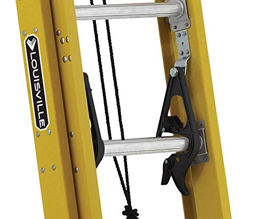 Louisville Ladder 16-foot Fiberglass Extension Ladder, 375-Pound Load Capacity, Type IAA, FE4220HD
