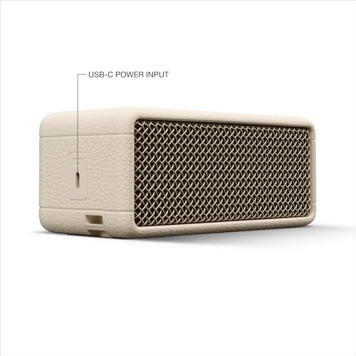 Marshall Emberton III Portable Bluetooth Speaker - Black & Brass