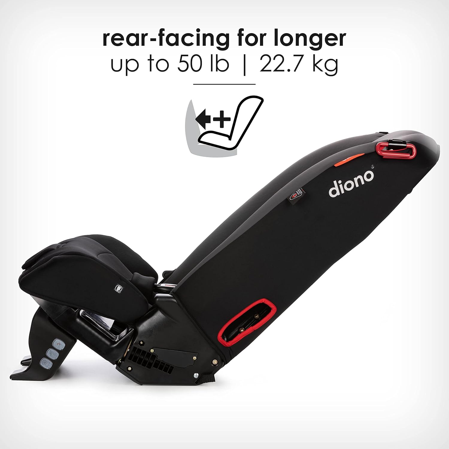 Diono Radian 3R 10 Years 1 Convertible Car Seat Rear & Forward Facing Plus Diono Solana No Latch 2 Pack Backless Booster Seats