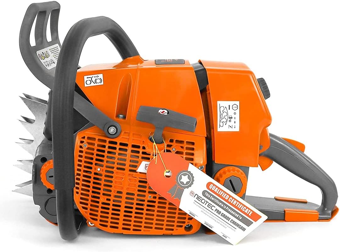 NEO-TEC NS892 92cc Gas Chainsaw Fit for 25/30/36 inch Bar,2-Cycle 5.2KW 6.4HP Gasoline Power Chain Saws,All Parts Compatible G660 MS660 without Bar