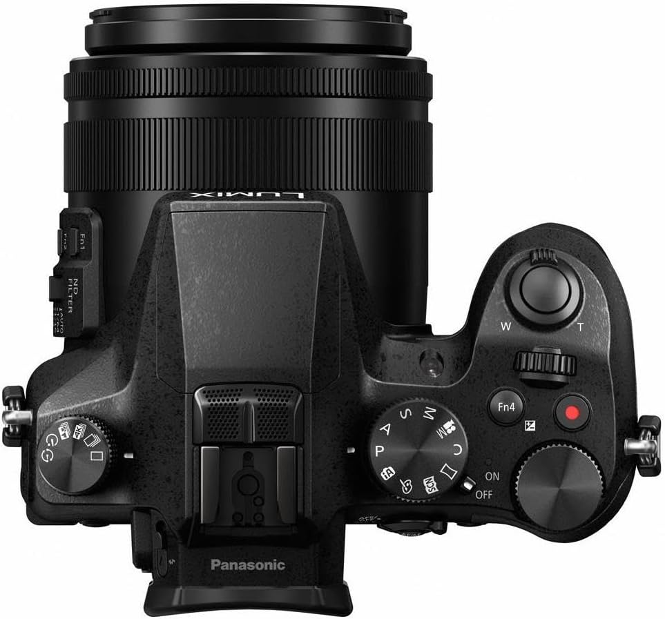 Panasonic LUMIX FZ2500 4K Point and Shoot Camera, 20X LEICA DC VARIO-ELMARIT F2.8-4.5 Lens, 21.1 Megapixels, 1 Inch High Sensitivity Sensor, 422 10-bit, HDMI Out, DMC-FZ2500 (USA BLACK)