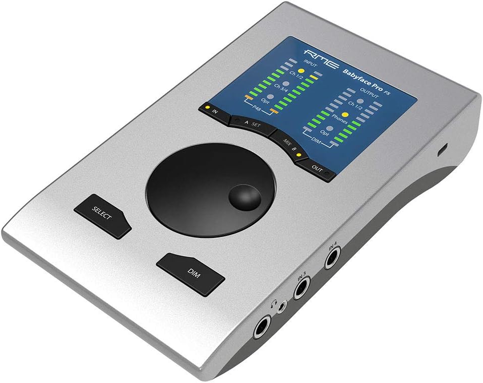RME Babyface Pro FS 24-Channel Audio Interface with Electro-Voice RE320 Broadcast Microphone & Boom Arm Bundle