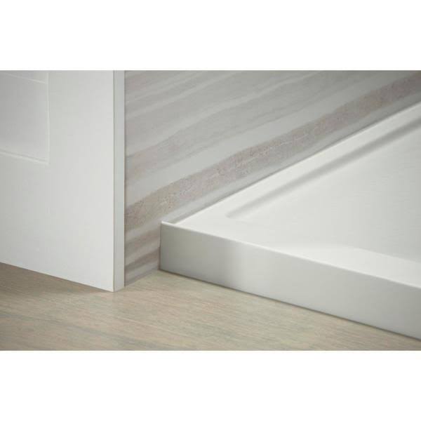 Kohler Rely 60 in. x 32 in. Single-Threshold Shower Base with Left-Hand Drain in White R8459-0