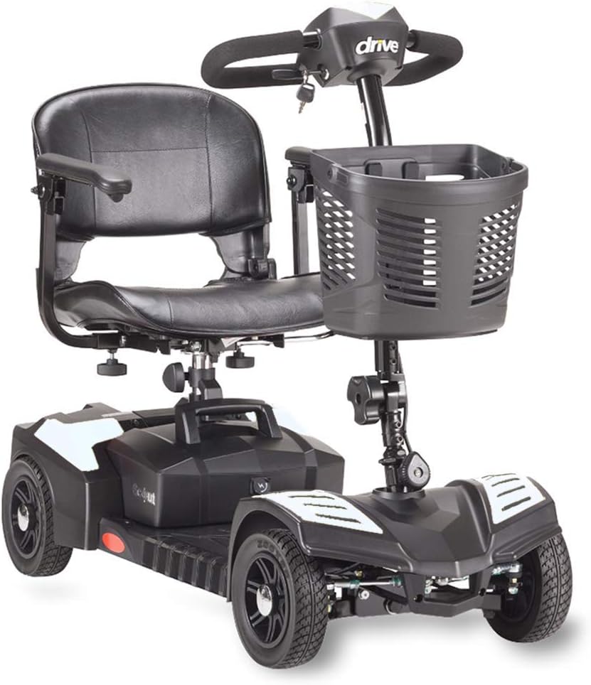 Drive Medical SFSCOUT4 Spitfire Scout 4 Mobility Scooter, Red/Blue