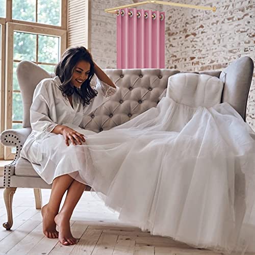 Fashion Changing Rooms Clothing Store Fitting Room Metal Bracket Temporary Locker Room Movable Dressing Room for Mall Office Changing Room Bedroom Furniture