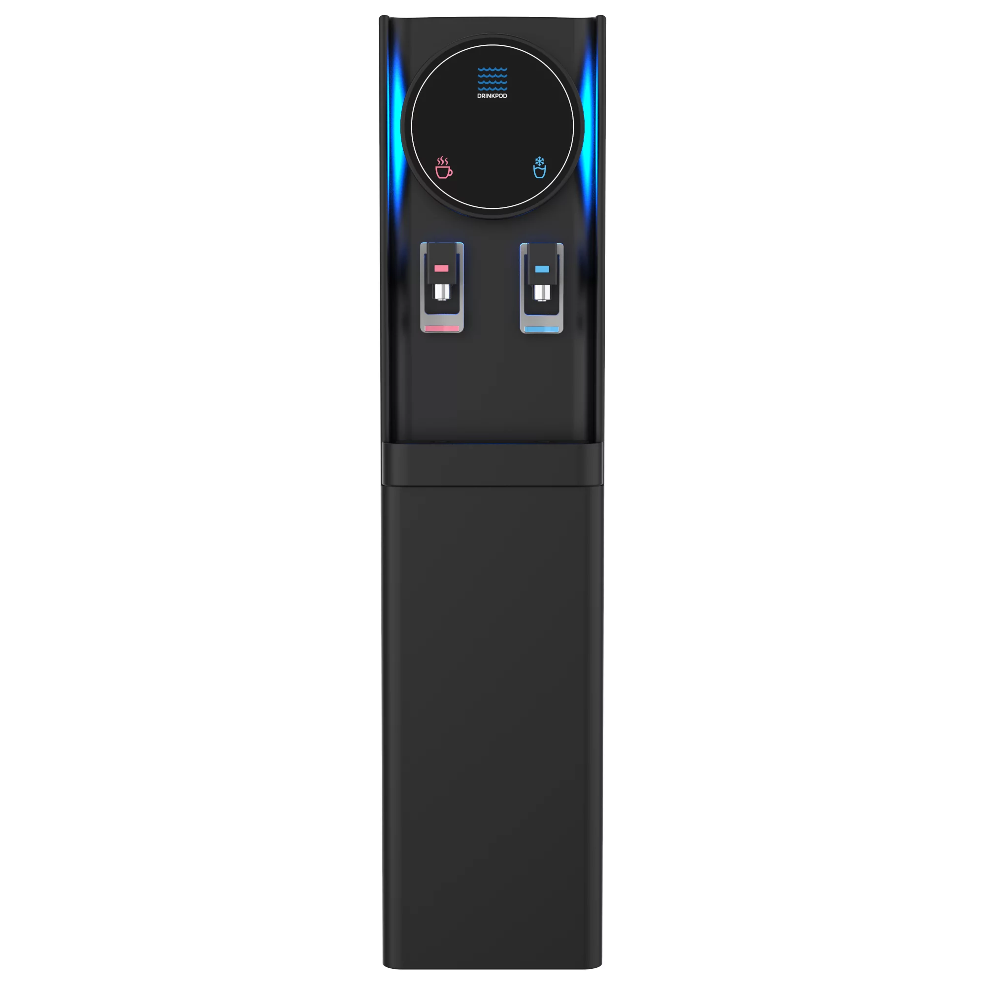 Drinkpod Bottleless Water Cooler Dispenser Ultra Membrane 3+ Filtration Water Cooler Hot & Cold Temps. Exclusive Option To Connect To Other Appliances Color; Black