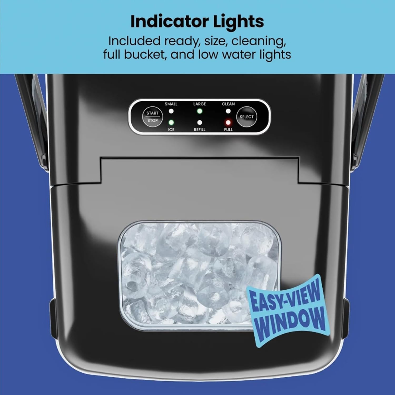 Bench Ice Maker Double Size Ice Maker 6 Minutes Per Lot Two Size Options Ice Cube Machine Electric Ice Machine