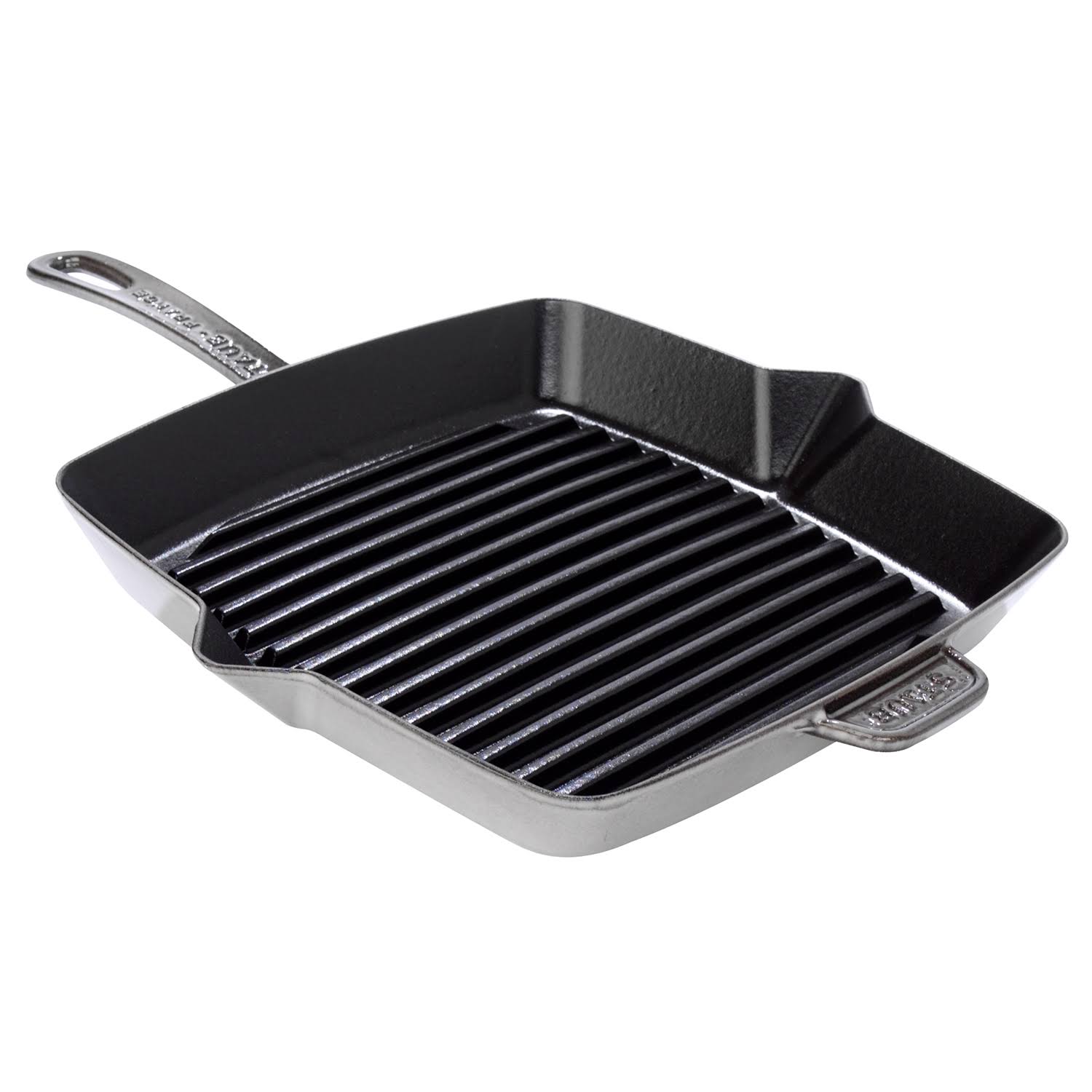 Staub Cast Iron Square Grill Pan, 10-in, Dark Blue