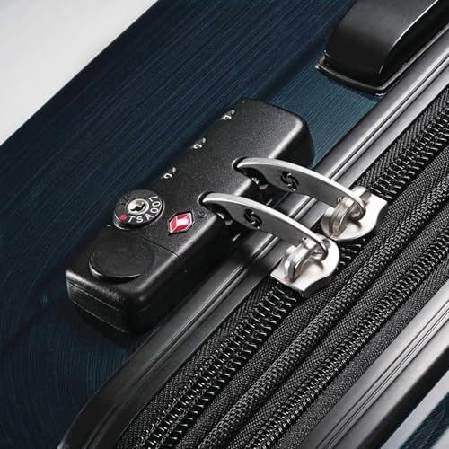 Samsonite Winfield 2 Hardside Expandable Luggage with Spinner Wheels, Brushed Anthracite, Checked-Large 28-Inch