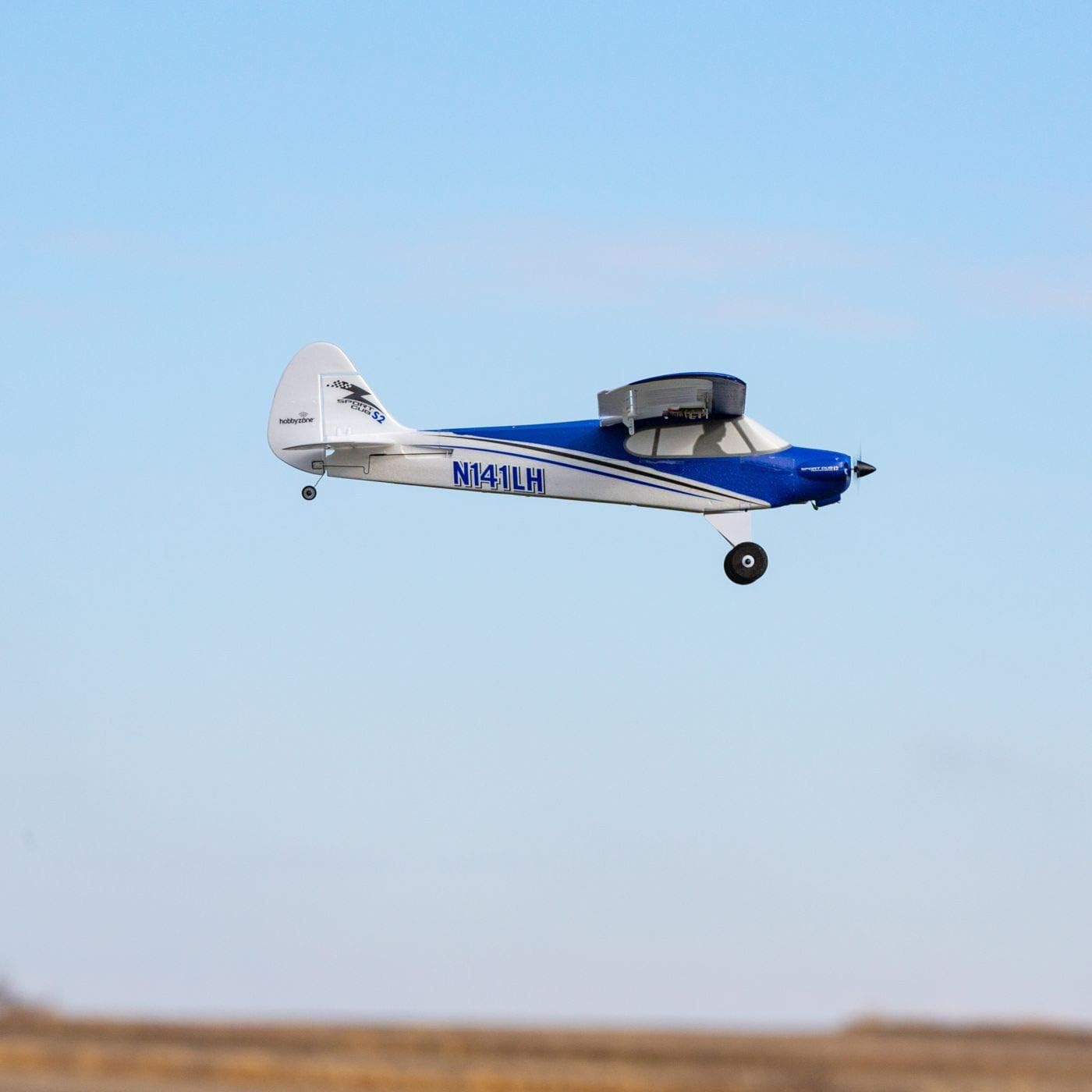 HobbyZone Sport Cub S 2 RC Airplane BNF Basic with Safe (Transmitter, Battery and Charger Not Included), HBZ44500, Blue & White