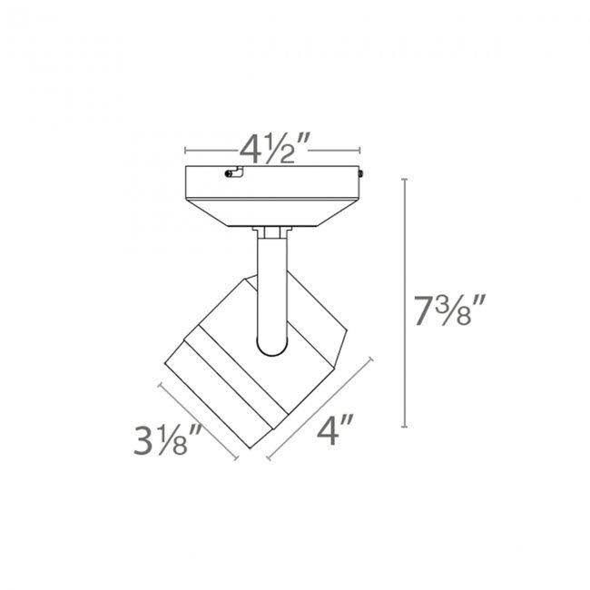 WAC 522 Paloma LED Monopoint - MO-LED522F-930-WT