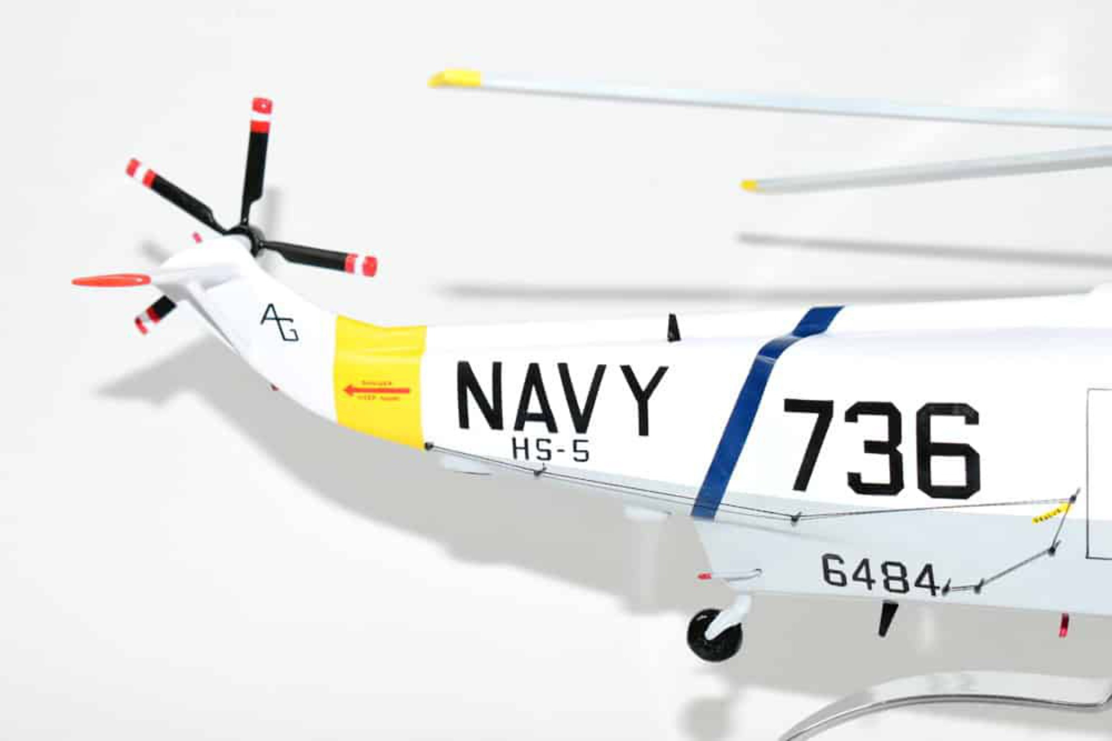 Sikorsky® SH-3 SEA KING™, HS-5 Nightdippers, 16 Mahogany Scale Model