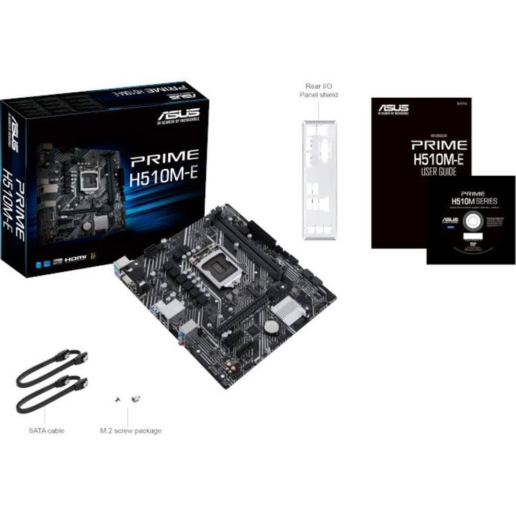 Asus Prime H510M-E Intel H510 LGA1200 Micro-ATX Motherboard