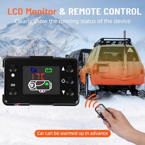 12V 2KW 5KW 8KW Diesel Heater Super Quiet Running With App Remote Control for Car, Campervan, Outdoor Camping, Big Truck, Boat, Yacht