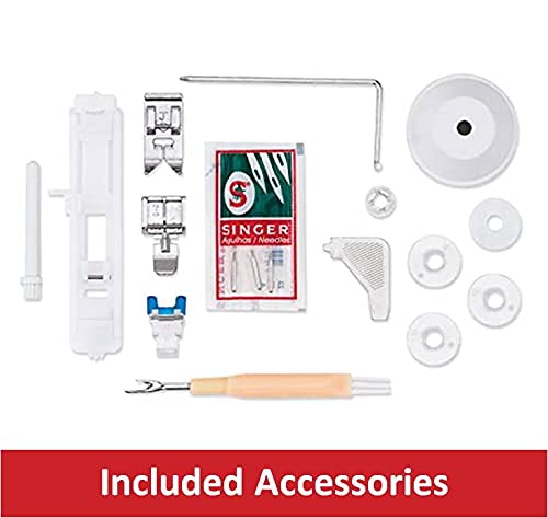 SINGER Heavy Duty 4423 High Speed Sewing Machine with Accessory Kit | Strong Motor With Enhanced Piercing Power, 97 Stitch Applications, Full Metal frame, 1-step Buttonhole & LED Light