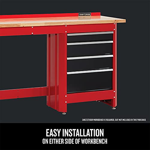 CRAFTSMAN 2000 Series Workbench, 4-Drawer Storage Module (CMST22951RB)