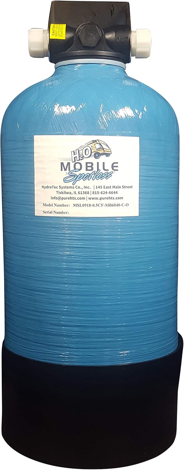 Mobile Spotless Car Wash--Spot Free Rinse Water Demineralizer / Deionizer, 650 gal at 10 grainsRinse Down Your RV Car, Boat, Windows or Solar Panels.
