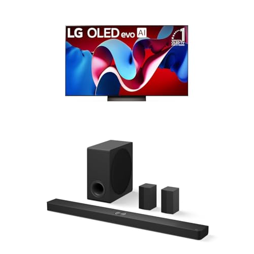 LG 65-Inch Class OLED evo C4 Series Smart TV 4K Processor Flat Screen with Magic Remote AI-Powered with Alexa Built-in (OLED65C4PUA, 2024)