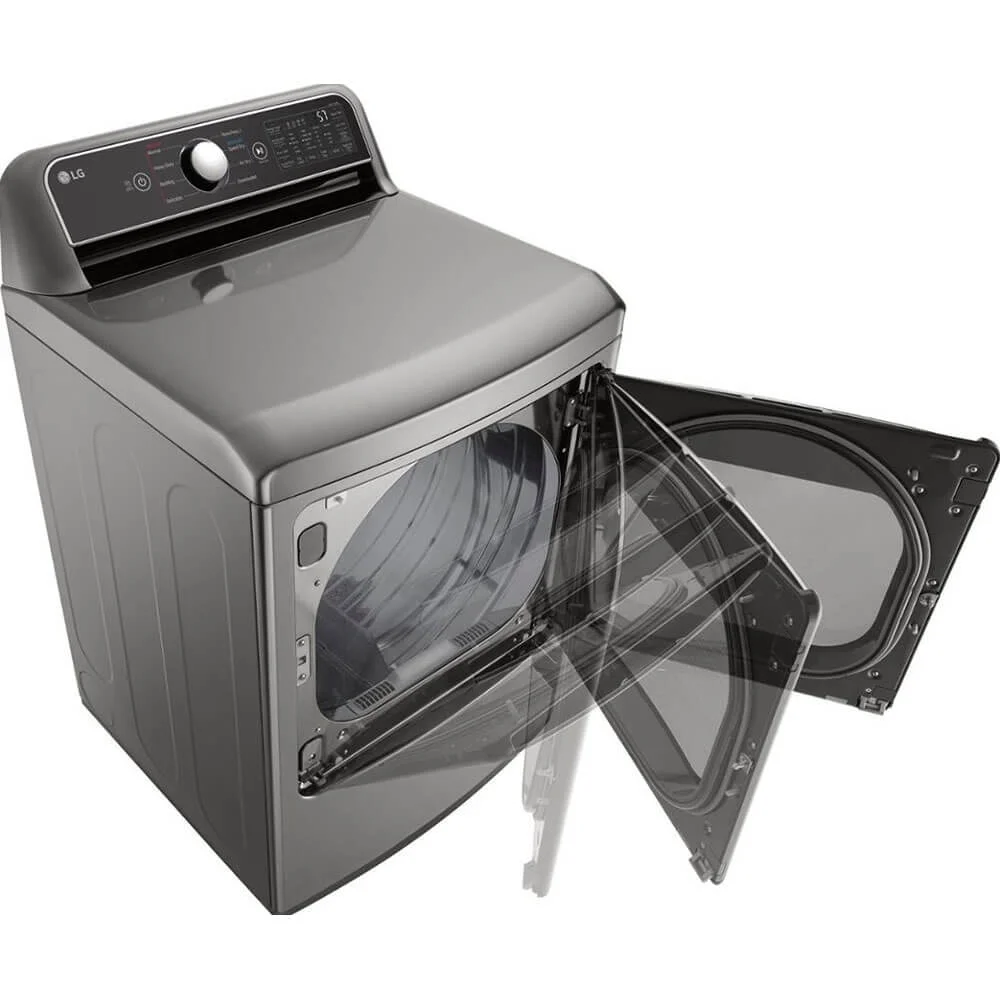 Lg Dlg7401 27" Wide 7.3 Cu. Ft. Energy Star Certified Gas Dryer - Graphite Steel